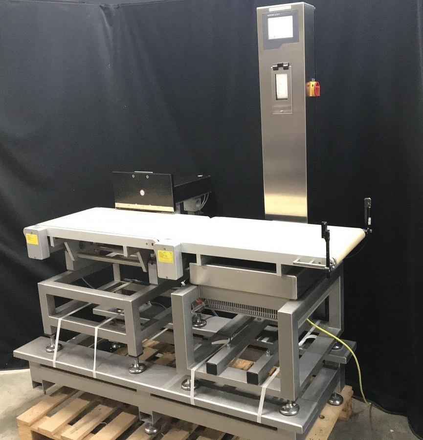 Used R 16595 D - Checkweigher up to 6000 g with Printer OCS EC