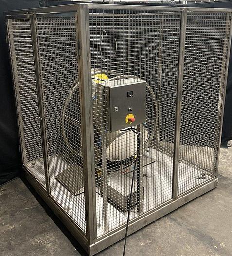 Used A 16559 D - Drum Blender with safety housing ENGELSMANN SA 1200 VA