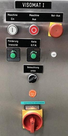 Used U 15969 D - Visomat Sorting Belt for Hard and Soft Gelatine Capsules, Coated Tablets and Tablets MASCHINPEX