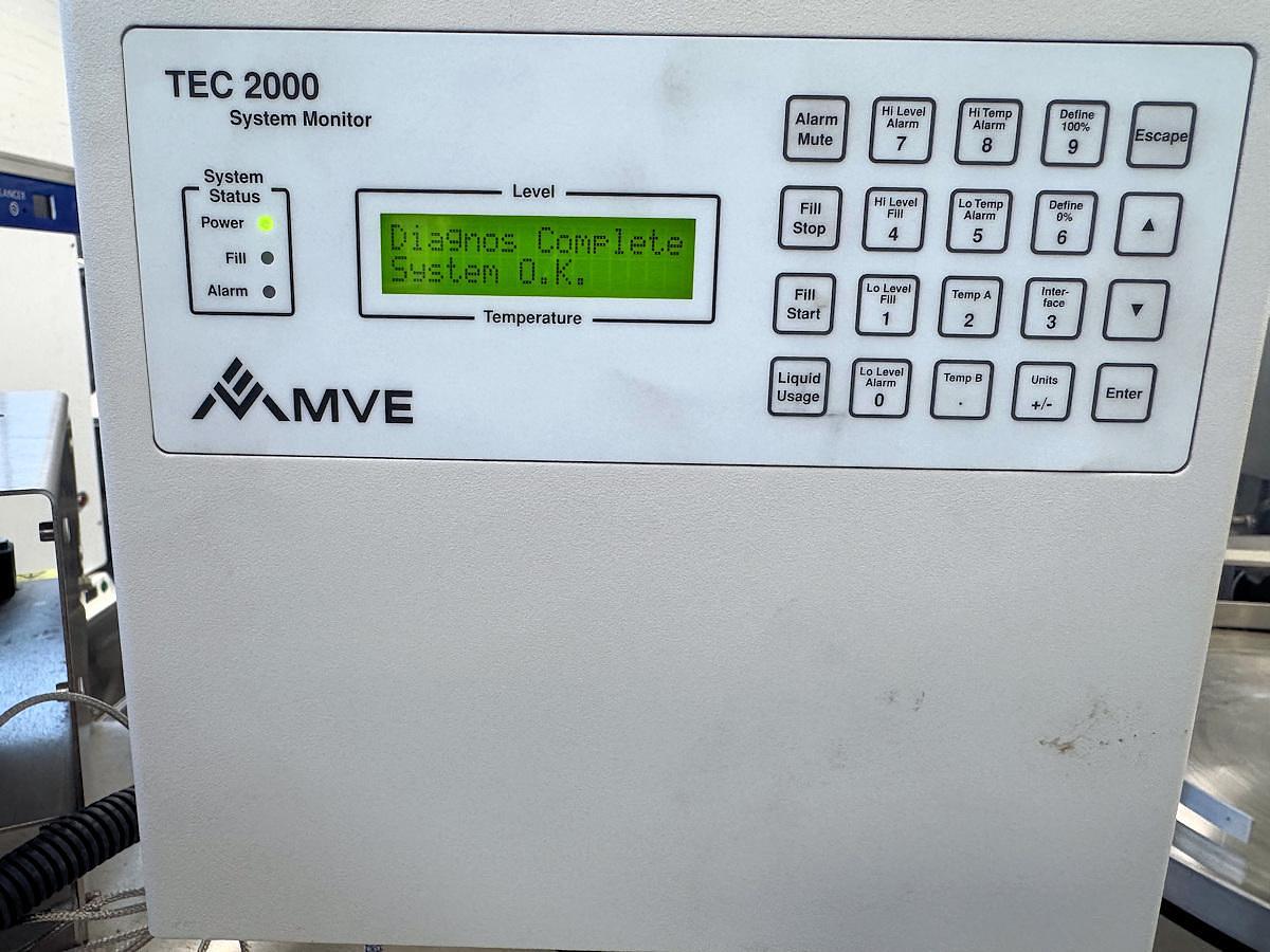 Used W 13044 E Cryogenic Storage System CHART MVE 810 HE-190 FD