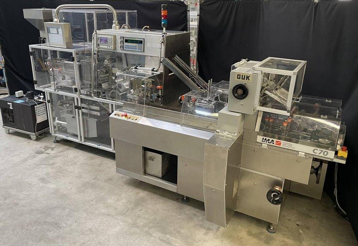 Used I 16483 D - Blisterpacker and Cartoning machine IMA C70