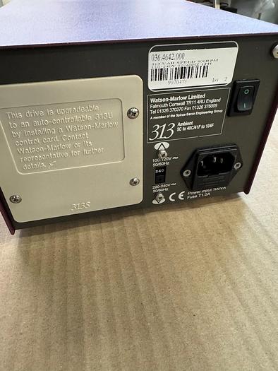 Used V 16496 E - Peristaltic Pump WATSON MARLOW 313S