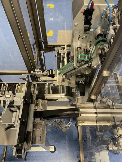 Used N 15454 D - Cartoner with Bottle Feeder ROMACO PROMATIC P 91S