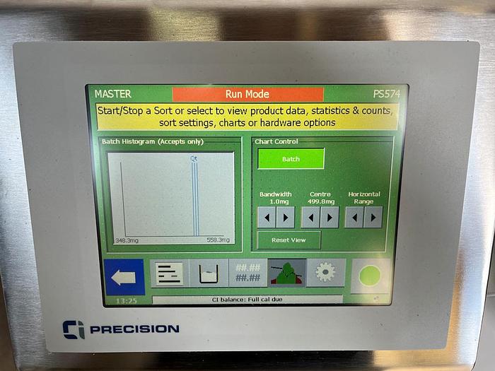 Used U 15177 E - Tablet / Capsule Weight Sorter/Sampler CI PRECISION SADE SP-B40