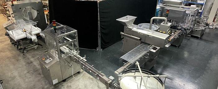 Used I 16457 D - Tablet/Capsule Packaging Line LOGIC DECKERT CREMER KUGLER PAGO