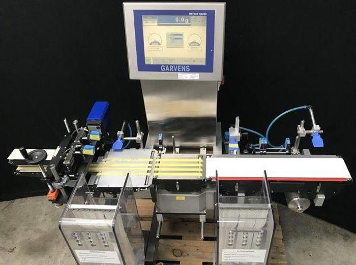 Used R 16037 D - Garvens Type S 2 Checkweigher with length measuring device Weighing range up to 300 g