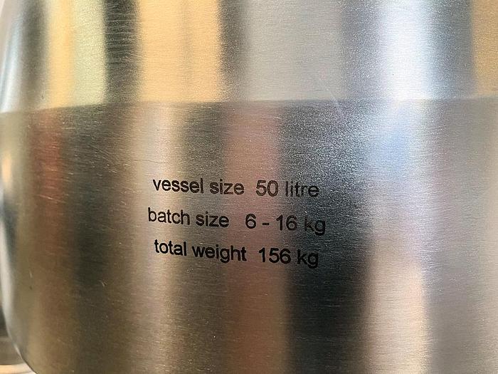 Used A 15907 E - Mixer / Granulator GLATT VG 65/10 Vertical Lab Granulator