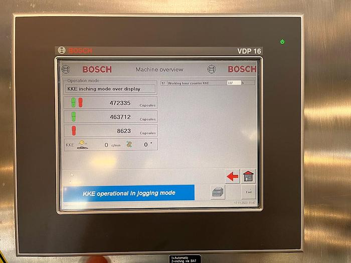 Used G 16032 E - Checkweigher for Capsules BOSCH KKE 1700