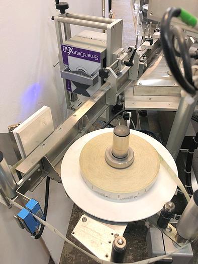 Used M 15714 E - Labeller NEWMAN S 150 for Cylindrical Objects