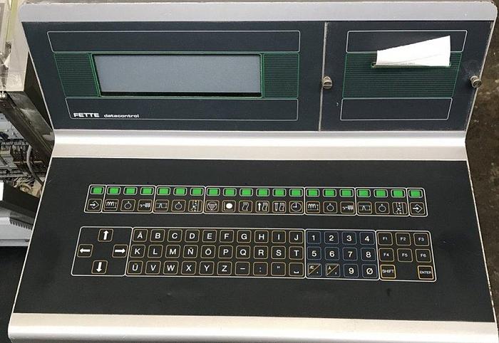 Used F 15996 D - FETTE P 2100 Tablet Press EU-BBS 47 Stations