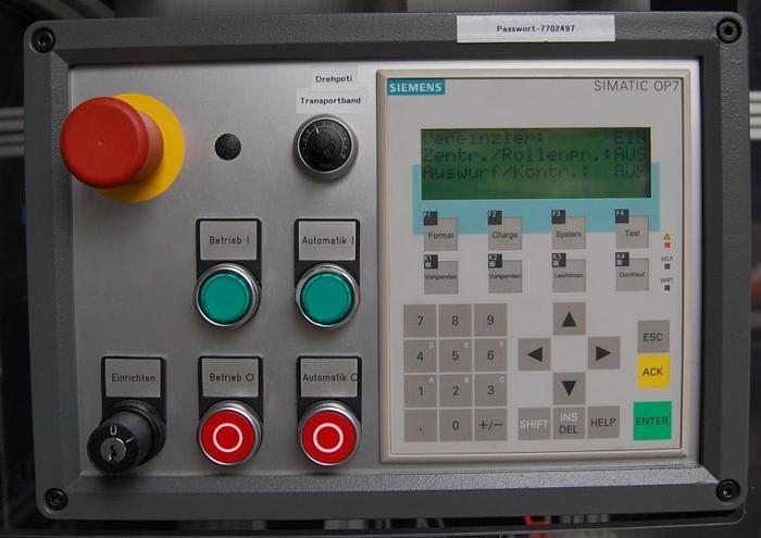 Used M 15034 D - Labeller for shaped bottles HERMA SONDER