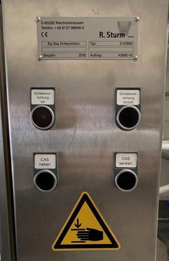 Used K 15288 D - Big Bag Outlet System STURM Z-K 3880