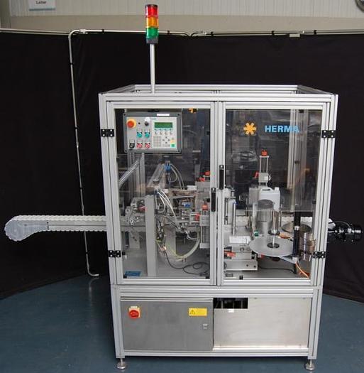 Used M 15034 D - Labeller for shaped bottles HERMA SONDER