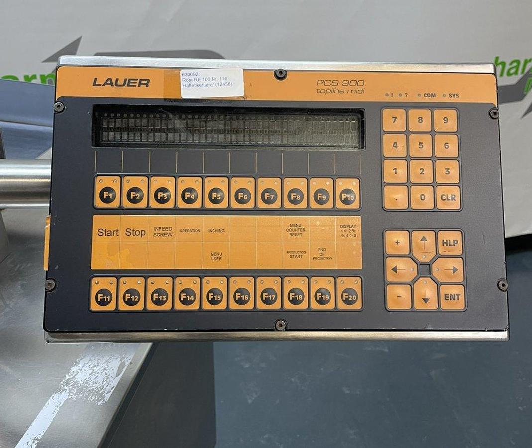 Used M 17145 D - Labeller for round objects for Vials and ampoules ROTA RE 100