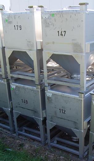 Used X 15040 D - Stainless Steel Container 1.200 litres