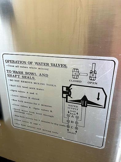 Used A 15909 E - Mixer Granulator Aeromatic-Fielder PMA 10/2GI