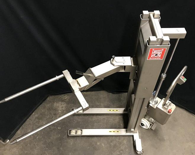 Used P 15658 D - Stainless steel high lift pallet truck SCHNEIDER ROBUSTO HHW 600 - E