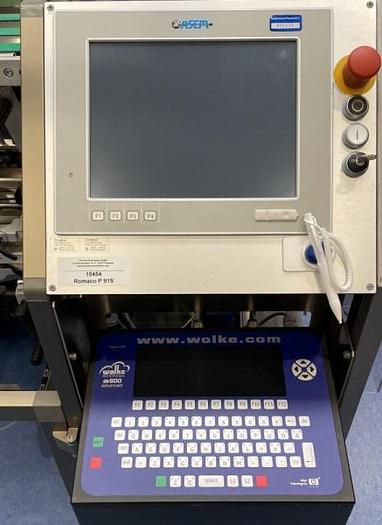 Used N 15454 D - Cartoner with Bottle Feeder ROMACO PROMATIC P 91S