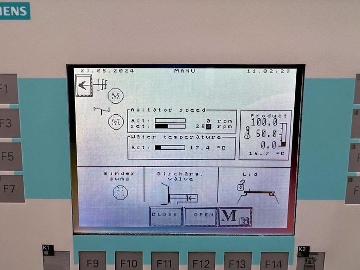 Used A 16323 E - High-Shear Mixer / Granulator GLATT VG 25