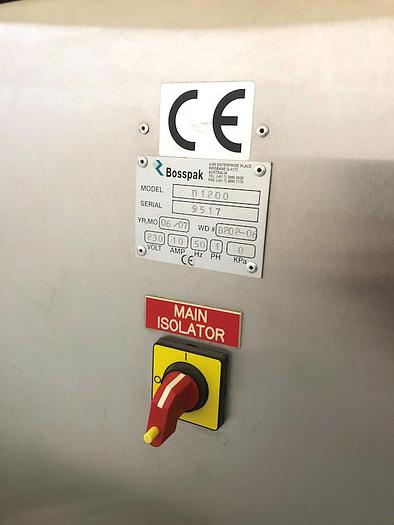 Used P 15509 E - Rotary Table 1.2 M Ø ROMACO BOSSPAK D 1200