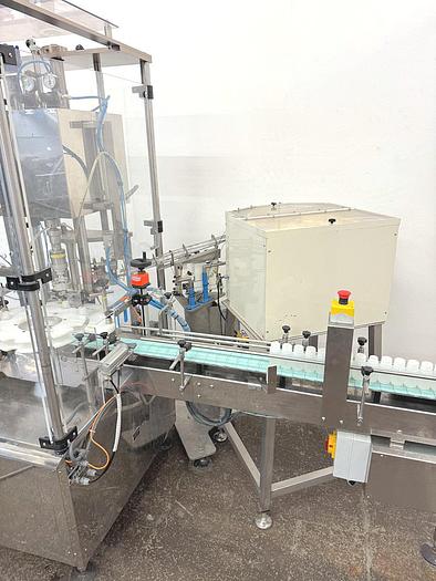 Used J 16178 E - Liquid Filler + Screw Capper WATSON MARLOW 520 DI / KING CS 60