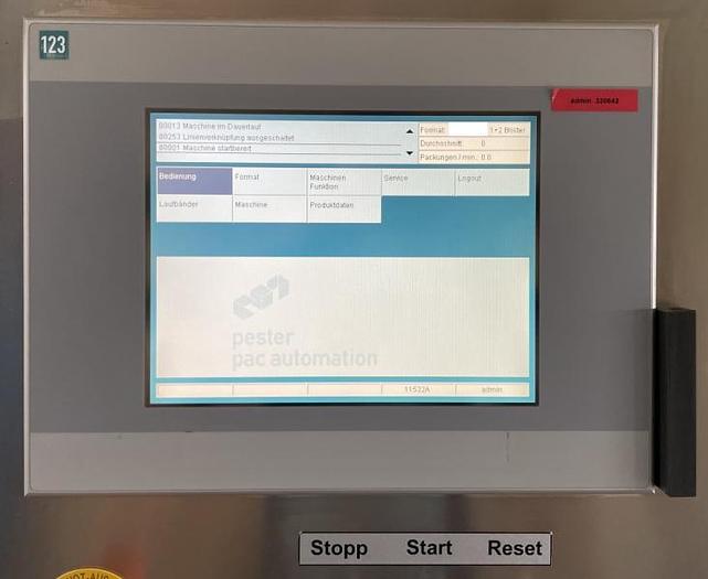 Used O 15568 D - Casepacker PESTER PEWOFORM UVP 2