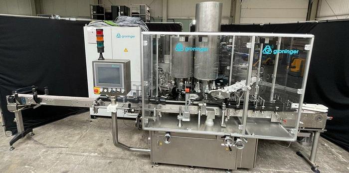 Used L 16084 D -  Screw Capper and dropper inserter GRONINGER KVK 206