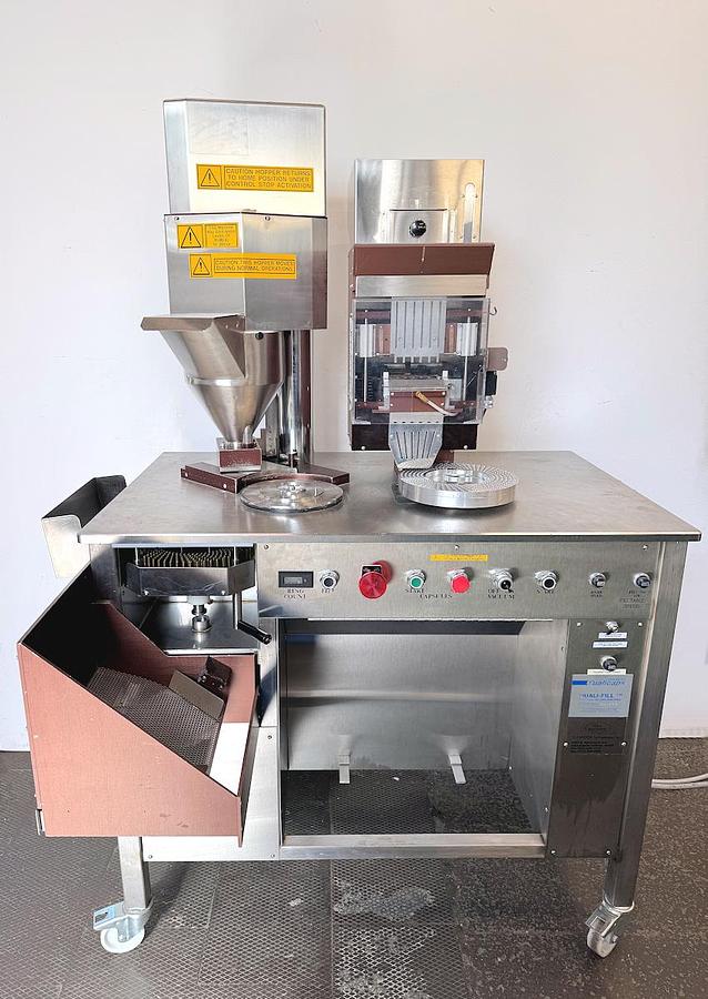 Used G 13031 E - Capsule Filler Schaefer Model 10 'Quali-Fill' Semi-Automatic