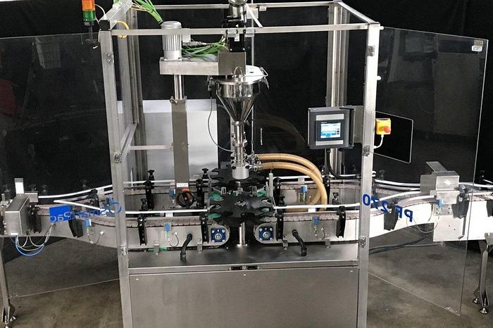 Used K 15765 D - SMARTPAC PF 270 Powder Filler / Filling Line