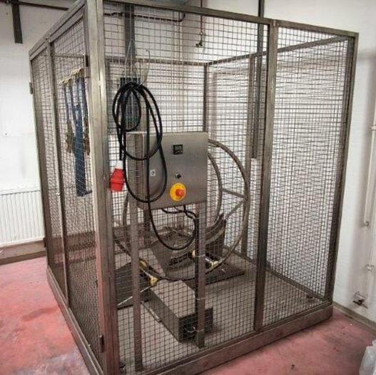 Used A 16559 D - Drum Blender with safety housing ENGELSMANN SA 1200 VA