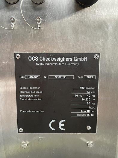 Used U 16116 D - Serialization System for Cartons OCS TQS-SP