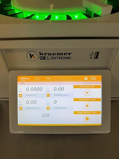 Used U 16507 - Tablet Inspection Machine Kraemer Lab.line P4+