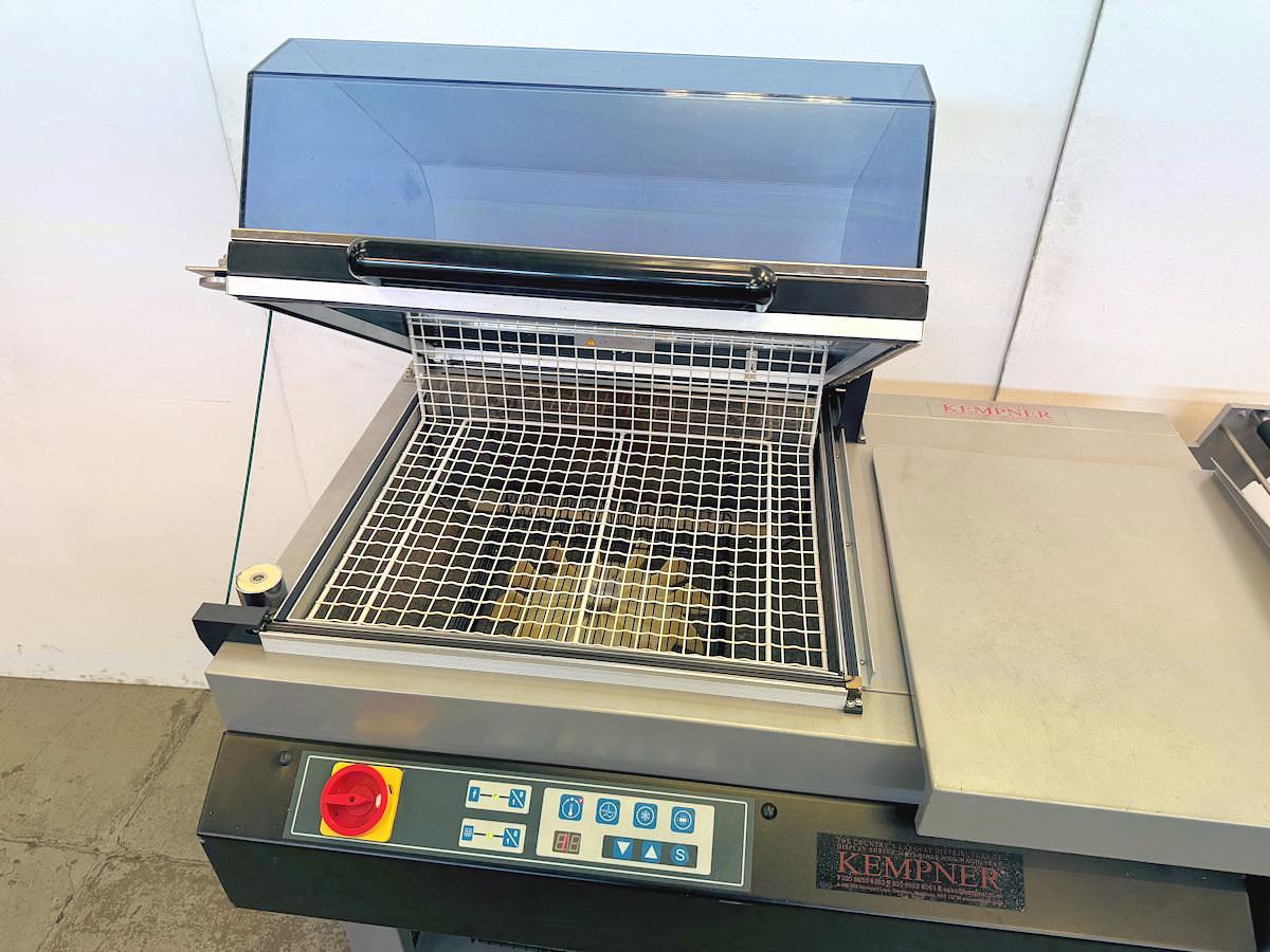 Used O 16932 E - L-Sealer with Shrink Unit KEMPNER EKH-455