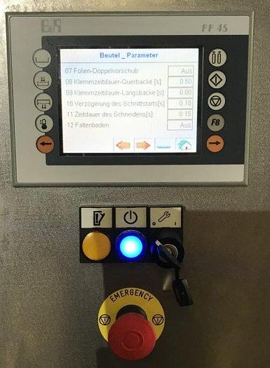 Used R 15834 D - Viking Masek Type E-250 Flow Wrap - Machine Type CM-B10 Multihead Weigher