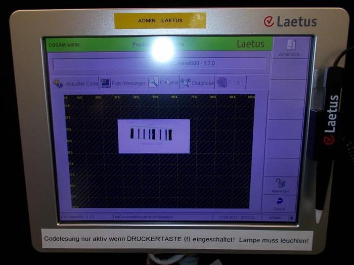 Used M 15449 D Labeller HERMA 400 with KBA Hotfoil Coder