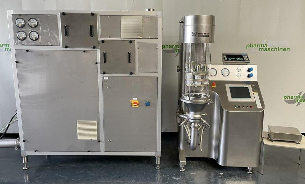 Used E 17112 D - Unilab Fluidbed Dryer/Spray Granulator / Dryer / Coater HÜTTLIN