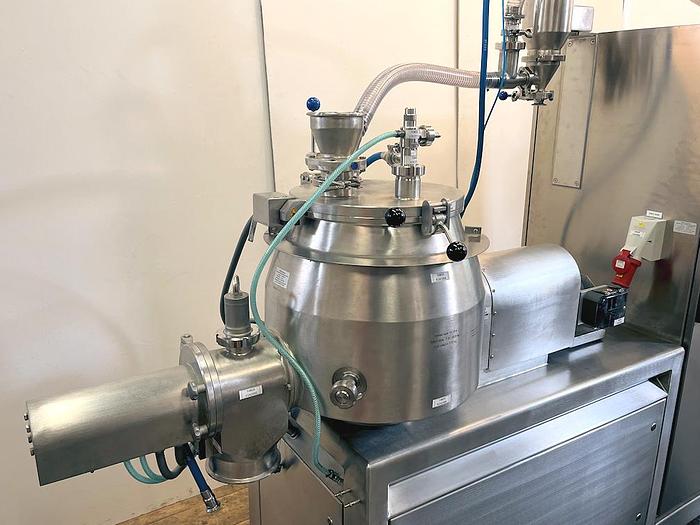 Used A 15907 E - Mixer / Granulator GLATT VG 65/10 Vertical Lab Granulator