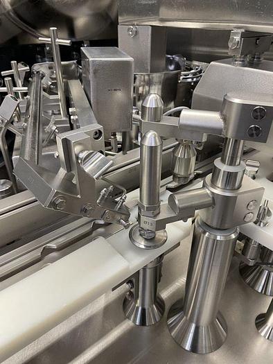 Used J 16215 D - Liquid Filler - Stopper Inserter - Cap Spinner GRONINGER DFVG 2110