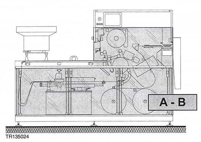 Used I 16469 D - Blister pack and cartoner IMA WIN.PACK TR 135 - A83 