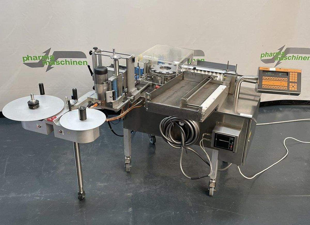 Used M 17146 - Labeller for round objects for Vials and ampoules ROTA RE 100