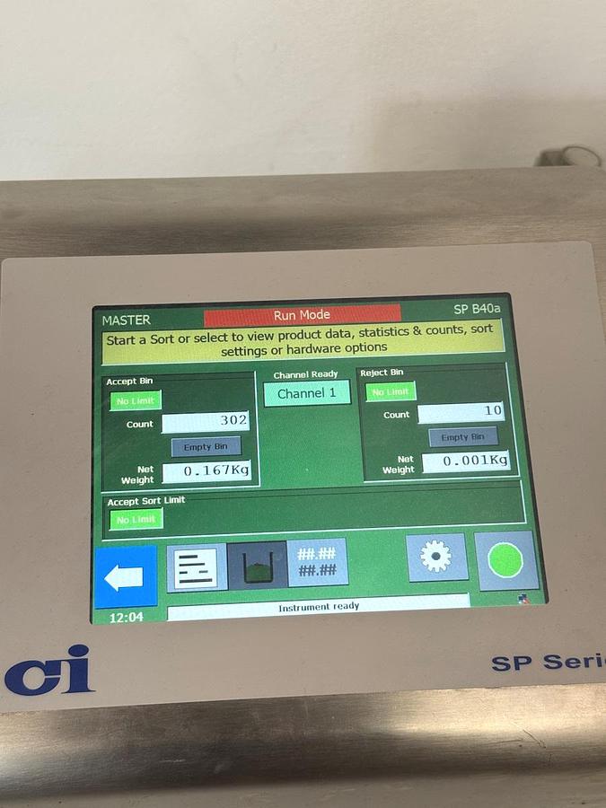 Used R 17026 E - Tablet / Capsule Weight Sorter/Sampler CI PRECISION SADE SP-B40