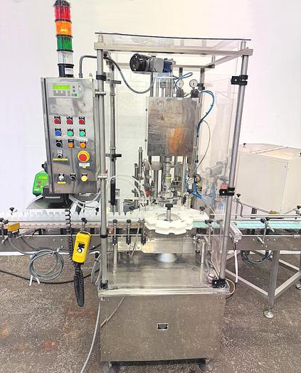 Used J 16178 E - Liquid Filler + Screw Capper WATSON MARLOW 520 DI / KING CS 60
