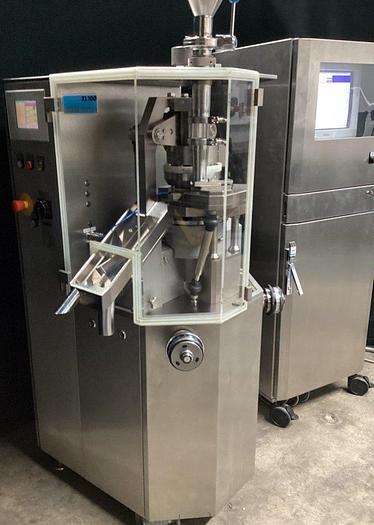 Used F 16581 D - Rotary Tablet Press 8 Stations  KORSCH XL 100 EU D - PMA 3