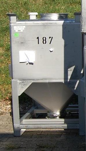 Used X 15040 D - Stainless Steel Container 1.200 litres