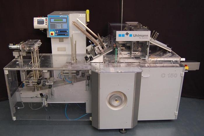 Used N 15253 D - Cartoner for Blisters UHLMANN C 150