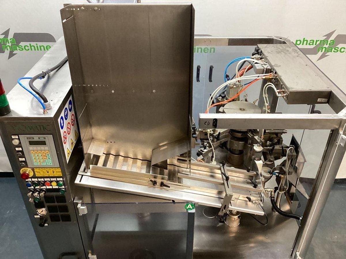 Used J 17135 D - Filling and Closing Machine (plastic tubes) AXOMATIC OPTIMA 1000