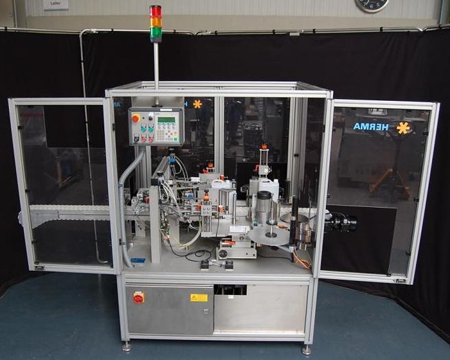 Used M 15034 D - Labeller for shaped bottles HERMA SONDER