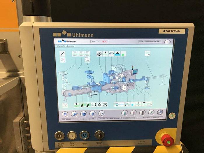 Used I 15989 D - UHLMANN B 1240 Blister Machine