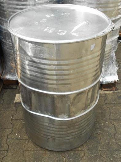 Used X 15058 D - Stainless Steel Drums MÜLLER with Lid 200 litres