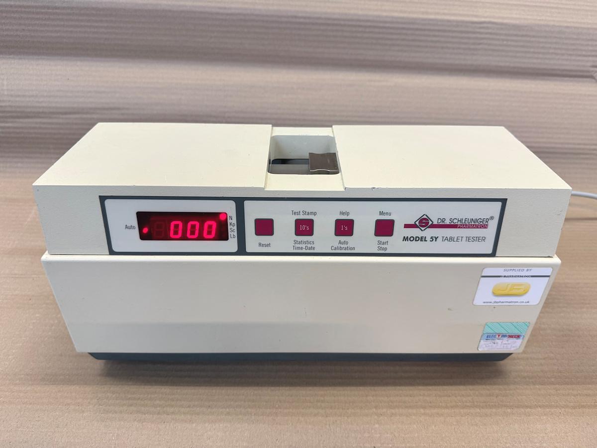 Used U 16383 E - Tablet Hardness Tester Dr SCHLEUNIGER PHARMATRON 5Y
